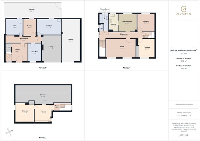 maison à vendre - 7 pièces - 120.0 m2 - SAULNY - 57 - LORRAINE - Century 21 Immogestion